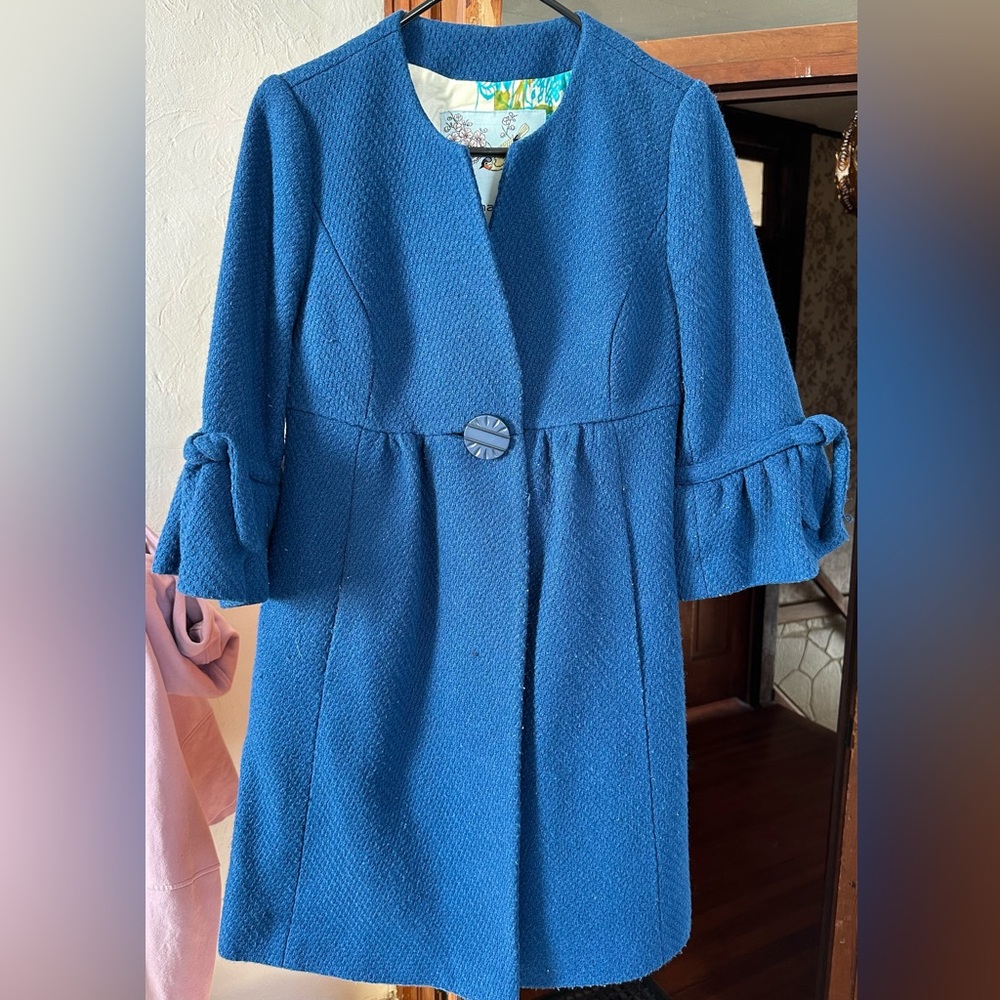 Anthropologie Tabitha Bell-Sleeved Coat